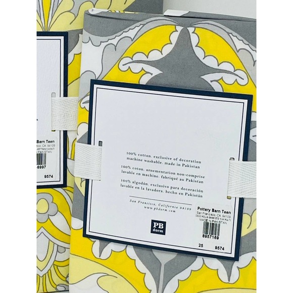 Pbteen Pottery Barn Teen Deco Medallion Duvet Set - Picture 6 of 6